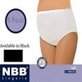 thumbnail image 4 of NBB 6 Pack Women's Adjustable Cotton Maternity Underwear High Cut Brief Panties (Medium - 6 Pack, Black), 4 of 4