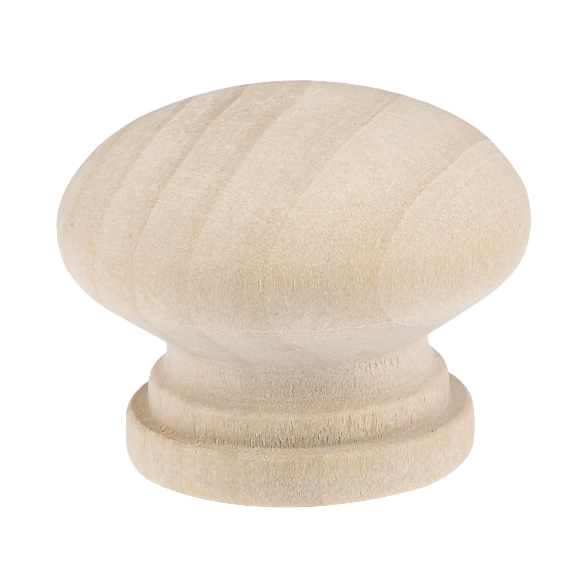 Uxcell Bedroom Wood Door Handle Knob Drawer Cabinet Decors Pull Grip Beige 8pcs