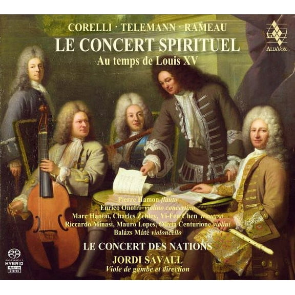 Jordi Savall - Concert Spirituel: Music from Time of Louis XV - Music & Performance - SACD