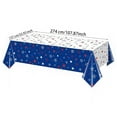 thumbnail image 5 of American Flag Tablecloth for 4th of July - Patriotic Themed Party Supplies, Waterproof Table Cover with Stars & Stripes, Memorial Day Independence Day BBQ Decorations, 5 of 9
