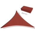 thumbnail image 1 of Voile d'Ombrage Triangulaire 3.6x3.6x3.6m-300d Imperméable Protection Solaire Jardin Piscine Extérieure Rouge Rouille, 1 of 5