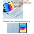 thumbnail image 4 of Funda para iPad con teclado inalámbrico Bluetooth Gjinniuk 10/11th Gen, 4 of 8