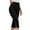 Black, variant on BLVB Womens Capris Leggings for Summer Dressy High Waist Pull on Capris Comfy Stretchy Cropped Trousers with Button