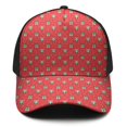 thumbnail image 2 of Christmas Baseball Cap – Stylish Spliced Design Adjustable Trucker Hat with Full Print Front & Brim, Breathable Cotton Blend Snapback for Sports, Travel & Daily Wear, 2 of 3