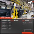 thumbnail image 3 of A-Premium Electric Power Window Regulator with Motor Compatible with Honda Civic 2016 2017 2018 2019 2020, Coupe, Front Left Driver Side, 3 of 9