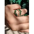 thumbnail image 2 of 14K Yellow Gold Plated 2Ct Marquise Cut Simulated Emerald Enhancer Gard Ring 925 Sterling Silver, 2 of 5