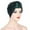 Green, variant on Uooqdmx Head Wraps for Women, Turbans for Women, Pre Tied Head Scarf for Women, Chemo Headwear for Women, Black One Size