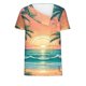 thumbnail image 4 of Top de Verano Mujeres Cuello en V Casual Manga Corta Primavera Y Top de Verano, Tops Cortos para Mujeres, 4 of 5