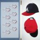 thumbnail image 4 of Percheros Adhesivos Para Sombreros Percheros adhesivos para sombreros, gancho de almacenamiento informal para sombreros, sencillo (blanco), 8 Uds., 4 of 7