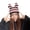 A, variant on Striped Hat for Female Winter Cap InsStyle Casual Slouchy Bonnet Hat Warm Skull Hat Female Sports Hat