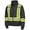 Black, variant on Pioneer High Visibility Reflective Insulated Freezer Jacket - Hi Vis Mens Work Jacket - Quilted Gusseted Action Back  Yellow/Green