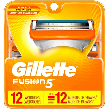 Gillette Fusion5 Men’s Razor Blades – 12 Refills