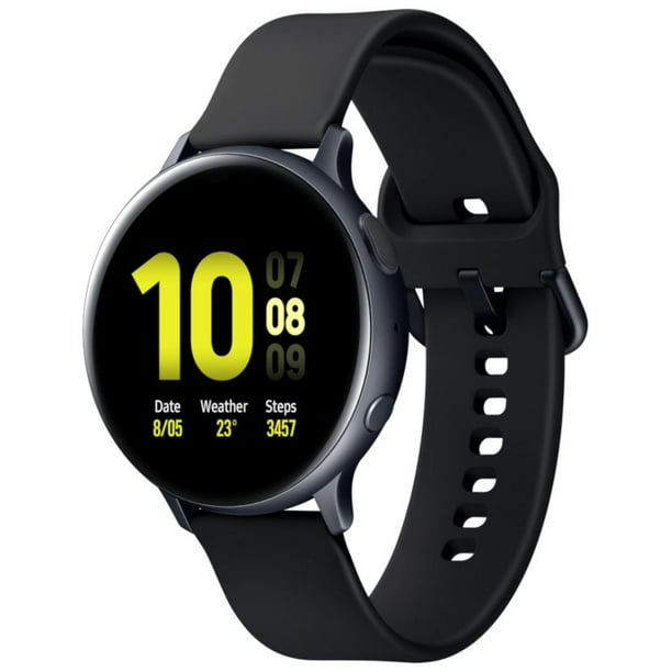 Samsung Galaxy Watch Active2 44mm Smartwatch with Heart Rate Monitor Aluminum Black OPENBOX 10 10 Walmart