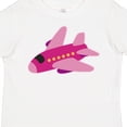 thumbnail image 4 of Inktastic Girls Pink Airplane Pilot Girls Toddler T-Shirt, 4 of 5