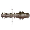 thumbnail image 2 of ALL MY WALLS 'Toronto Reflection II' Ash Carl Metal Wall Art, 2 of 4