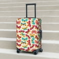 thumbnail image 3 of Wukai Colorful Butterflies Elastic Luggage Cover: Personalized Protection for Your Suitcase - Fits 19~29-inch, Washable & Durable Travel Companion-X-Large, 3 of 8