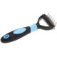 thumbnail image 1 of Pet Grooming Detangling Comb Stainless Steel Professional Knot Comb Brush with 2-Sided Undercoat, 1 of 4