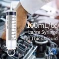 thumbnail image 5 of 4-Pack 100mL Sterile Syringes with Caps and Catheter Tips, Individually Sealed Plastic Liquid Dispensers for Various Uses, 5 of 5