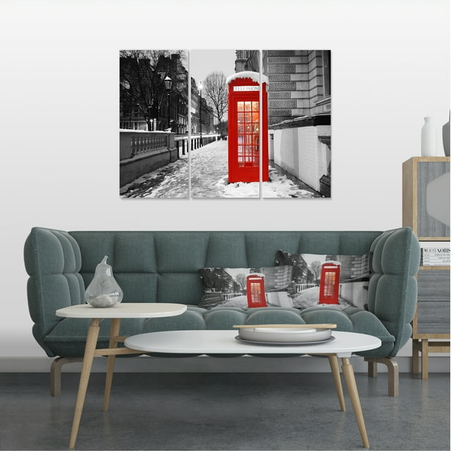 Cabine Téléphonique Red London - Impression sur Toile