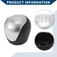 thumbnail image 4 of Unique Bargains Gear Shift Knob 6 Speed Manual Stick Shifter Lever Knob for Hyundai Elantra 08-09 Plastic Faux Leather, 4 of 6