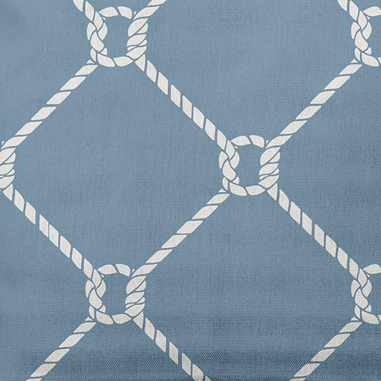 E by Design Ahoy! Nautical Indoor/Outdoor Lumbar Throw Pillow