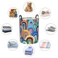 thumbnail image 4 of Vibrant Color Hues Painting Laundry Hamper Medium Storage Basket/Toy Organizer/Dirty Clothes Bucket, 4 of 5