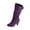 Z02 Purple, variant on Gyexs Fold Over Boots for Women Knee High Wide Calf Chunky Heel Long Boots Pointed Toe Dress Tall Slouchy Boots Black Size 7.5