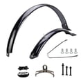 thumbnail image 1 of koolsoo Mountain Bike Mudguards 24 inch Front and Rear Set Cycling Set Black Brace, 1 of 9
