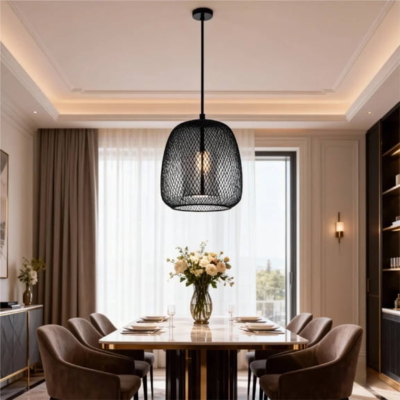 Modern Pendant Light with Adjustable Length,Matte White Rust Resistant Finish for Kitchen Island Dining Room