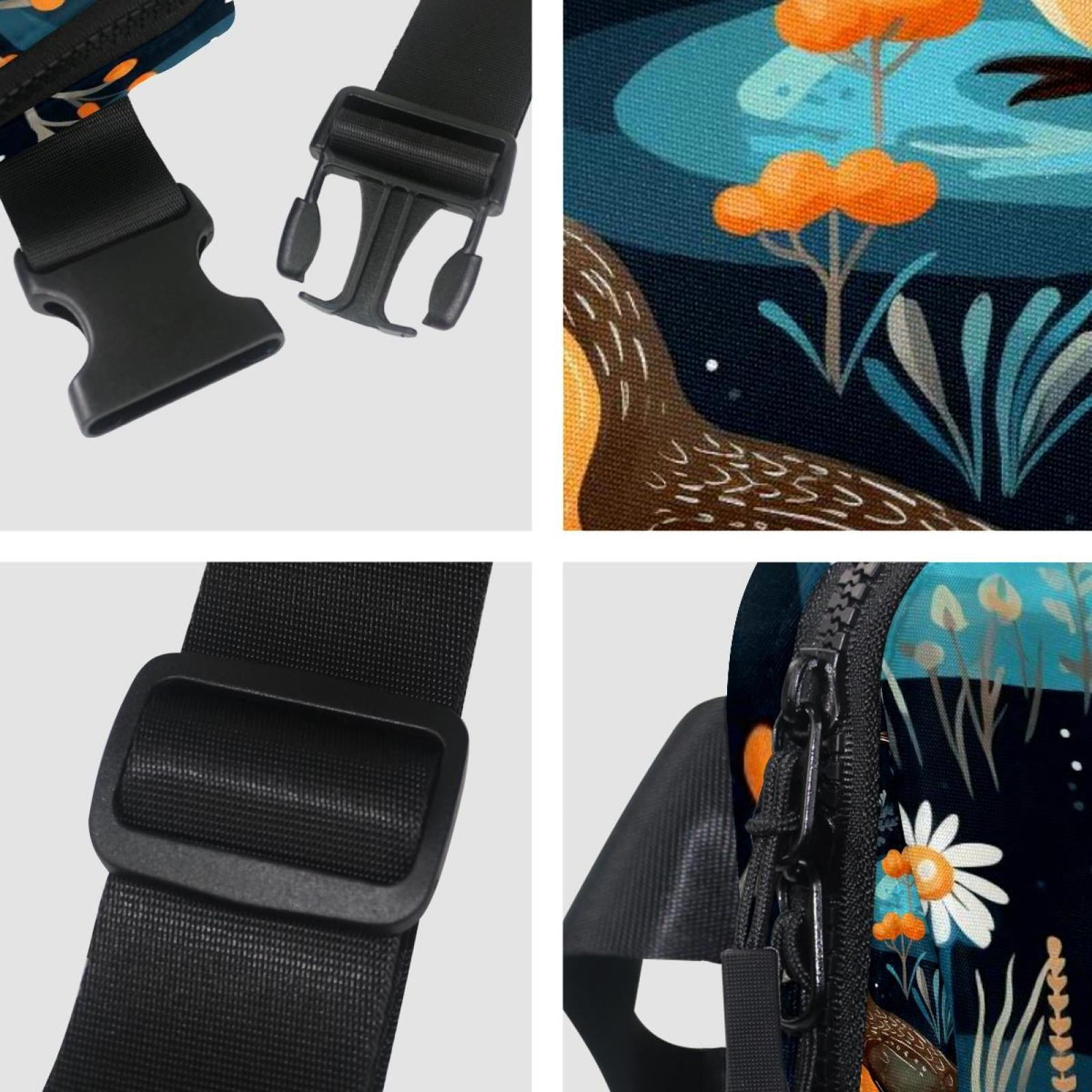 Platypus Lightweight Adjustable Waist Bag with Extension Strap - Unisex Fanny Pack