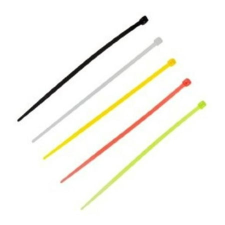 TEKTON 6233 Cable Ties, 500-Piece Multi-Colored