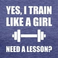 thumbnail image 3 of CafePress - Like A Girl Train Women's Deluxe T Shirt - Womens Tri-blend T-Shirt, 3 of 4