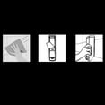 thumbnail image 4 of Distributeur de Savon Mural Double pour Noir, 4 of 8