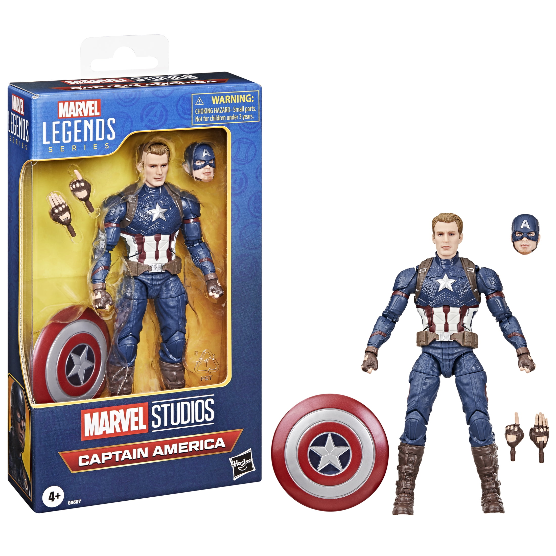 Marvel Legends Series Captain America, Avengers: Endgame Collectible Action Figure (6”), Birthday Gifts, Ages 14+