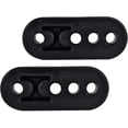 thumbnail image 1 of Colgador de escape de goma (negro), soporte de buje aislante ajustable Universal de 4 orificios, 2 uds., 1 of 4