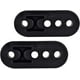 thumbnail image 1 of Colgador de escape de goma (negro), soporte de buje aislante ajustable Universal de 4 orificios, 2 uds., 1 of 4