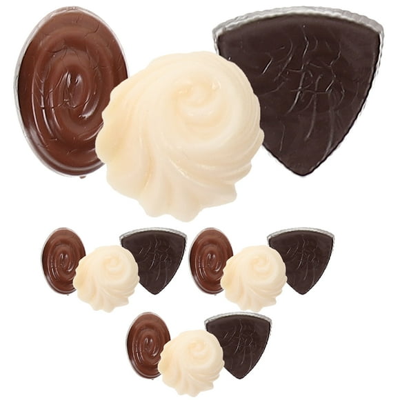 12pcs Fake Chocolate Doll House Chocolate Realistic Chocolate Props Mixed Style