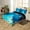 Deep Sky Blue, variant on Erosebridal Ramadan Duvet Cover Full, Western Castle Comforter Cover Full, Bohomian Damask Decor, Reversible 3pcs（No Comforter）