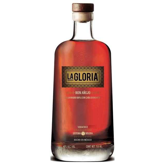 Pack de 12 Ron La Gloria Añejo 750 ml