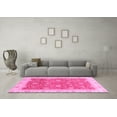 thumbnail image 3 of Ahgly Company Indoor Round Oriental Pink Traditional Area Rugs, 8' Round, 3 of 4