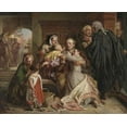 thumbnail image 2 of Solomon, Abraham 14x12 White Modern Wood Framed Museum Art Print Titled - Not Guilty, 2 of 4