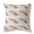 thumbnail image 5 of Lily Garden Stripes Indoor/Outdoor Pillow in Light Peach 26x26, 5 of 7