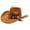 C, variant on Felt Cowboy Hat Wide Brim Flower Embroidered Belt Western Sun Hats Casual Party Beach Jazz Cap for Men Women Unisex