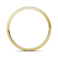 thumbnail image 4 of Glass Finish 2mm Plain Domed Wedding Band in 14K Yellow Gold.Size 10.25, 4 of 6