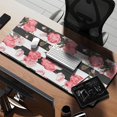 thumbnail image 2 of Long Mouse Pads for Desk,Pioneer Flower Floral Print Pattern Desk Mats on Top Of Desks, Desk Mouse Pad Extra Large with 3mm Non-Slip Base and Stitched Edge for Gaming,Office,Work,Home 35.4"x15.7", 2 of 6