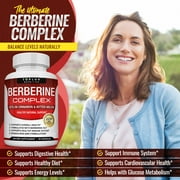Toplux Berberine with Ceylon Cinnamon and Bitter Melon 2250mg - Metabolic Support Supplement for Overall Wellness for Men & Women 90 Capsules
