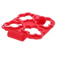 thumbnail image 2 of Molde para hacer tortitas con forma de corazón redondo, molde para huevos cuadrado con flores, antiadherente, resistente al desgaste, anillo para tortilla, aparato de cocina y horneado de silicona, 2 of 5
