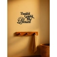 thumbnail image 5 of CIFbuy ™     Elegant "Thankful Grateful Blessed" Metal Art - Inspirational Wall Decor for Home Office Bedroom Living Room, Sentimental Gift with Motiva(TikTok/temu self-pickup orders), 5 of 6