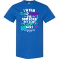 thumbnail image 3 of Inktastic Suicide Prevention Awareness I Wear Teal and Purple for Someone Who Meant the T-Shirt, 3 of 5