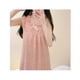 thumbnail image 4 of Camisón estampado para mujer, chaleco con tirantes y volantes de tira ancha, vestido para dormir, camisón sin mangas súper suave, vestido para estar en casa, 4 of 8